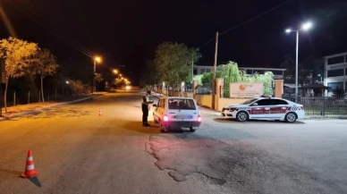 Merzifon'da 1 sürücü ve 2 araç trafikten men edildi