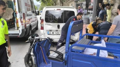 Merzifon’da kaza 2 kişi yaralandı