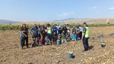 Mevsimlik tarım işçilerine jandarmadan trafik eğitimi