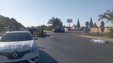 Otomobille çarpışan motosikletin sürücüsü hayatını kaybetti