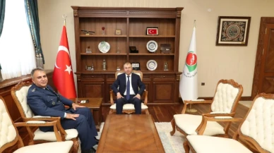 Serin Paşa ilk ziyaretini Vali Doruk'a yaptı