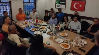 Akyüz, Amasya’da üyelerle bir araya geldi