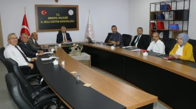 Amasya'da eğitim-öğretim çalışmaları istişare edildi