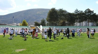 Amasya'da zumba ve step festivali ile hareketli bir gün yaşandı
