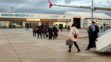 Amasya Merzifon Havalimanı 11 bin 492 yolcuya hizmet verdi