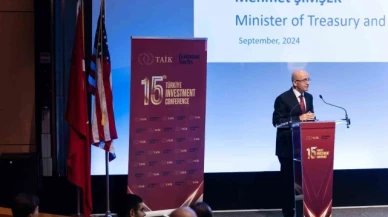 Bakan Şimşek: "Güçlü, büyük, dinamik ekonomisi ve stratejik konumuyla ülkemizin yatırım çekme potansiyeli yüksektir"