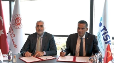 Çalışma ve Sosyal Güvenlik Bakanlığı ile TİSK Arasında 'Nitelikli İşgücü Yetiştirilmesine Yönelik İş Birliği Prokolü' İmzalandı