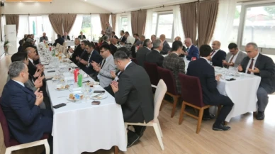 Doruk, kamu kurumlarının idarecileri ile vedalaştı