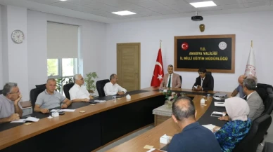 Gök başkanlığında eğitim çalışmaları değerlendirildi