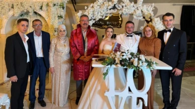 Hicran – Enes çiftinin nikahını Başkan Kargı kıydı