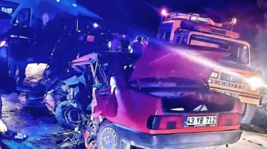 İki otomobil çarpıştı: 1 ölü, 1 yaralı