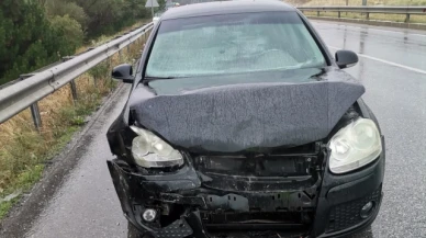 İki otomobil çarpıştı: 1 yaralı