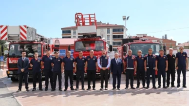 "İtfaiye Müdürlüğü personelimize emekleri için teşekkür ediyorum"