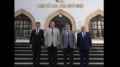 Karaaslan'dan Merzifon Belediyesi'ne ziyaret