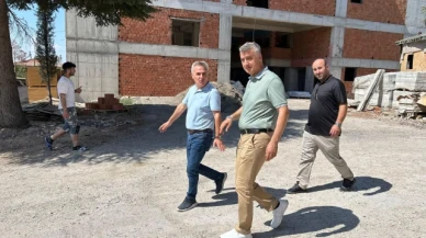 Katipoğlu, atölye yapım çalışmalarını yerinde inceledi