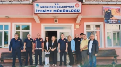 Memleket Partisi heyetinden İtfaiye Müdürlüğü'ne ziyaret
