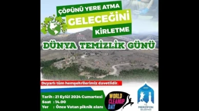 Merzifon'da Dünya Temizlik Günü etkinliği gerçekleşecek