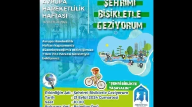 Merzifon'da "Şehrimi Bisikletle Geziyorum" etkinliği düzenlenecek