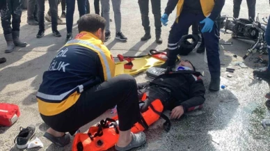 Motosiklet kazası: 1 ölü