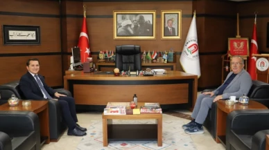 Rektör Turabi, Kaymakam Kartal'ı ağırladı