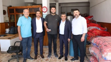Suluova'da Ahilik Haftası kapsamında esnaf ziyareti yapıldı