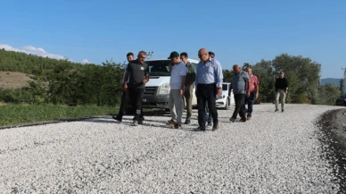 Tamamlanan Asfalt Çalışmasını Yerinde İnceledi