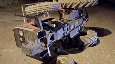 Traktör devrildi; 1 ağır 2 yaralı