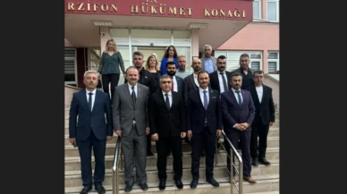 Aldemir ve ilçe yönetiminden Karaaslan'a Ziyaret