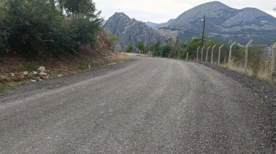 Amasya'da asfalt serim çalışmaları sürüyor