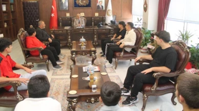 Amasya'da Öğrencilerden Müftülüğe Anlamlı Ziyaret