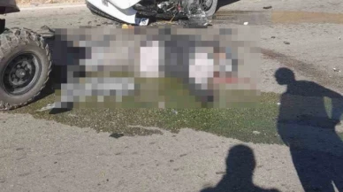ATV ile ticari araç çarpıştı, 1 ölü, 1 ağır yaralı