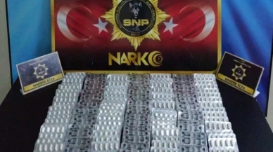 Bin 443 uyuşturucu hap ele geçirildi