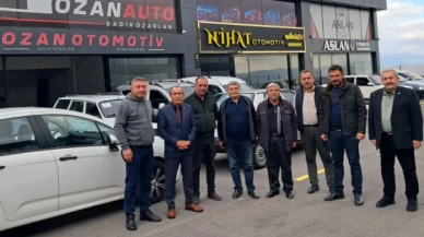 Caba ve yönetiminden Oto Galericiler Sitesi'ne ziyaret
