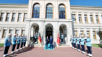 Cumhurbaşkanı Erdoğan, Almanya Başbakanı Olaf Scholz'u kabul etti