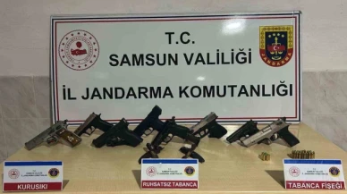 Düğünde silahla havaya ateş açan 6 kişi jandarma tarafından yakalandı