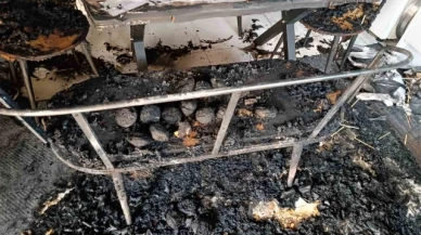 Evde çıkan yangında 1 kişi dumandan etkilendi