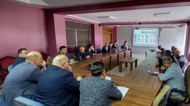 Gültekin başkanlığında değerlendirme toplantısı yapıldı