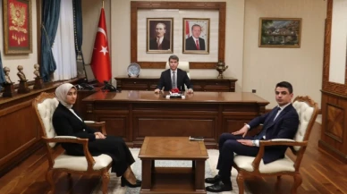 Güneş ile Kartal ilk ziyareti Bakan'a yaptı