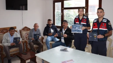 Jandarma ekipleri, Göynücek'in köylerinde KADES'i anlattı