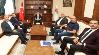 Karaaslan ve OSB yönetiminden Vali Bakan'a ziyaret
