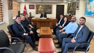 Karagöz’den Kaymakam Karaaslan’a ziyaret