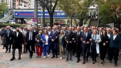 Karagöz, TBMM'den MEB önüne yürüyen CHP Heyeti'ne eşlik etti