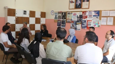 Katipoğlu, Atatürk İlkokulu'nda öğrencilerle buluştu