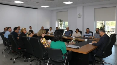 Katipoğlu, birim şefleri ile bir araya geldi