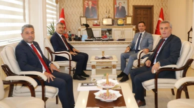 Katipoğlu'ndan Kaymakam Gürçam'a ziyaret