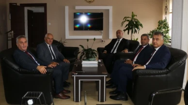 Katipoğlu, Suluova'da kurum personeli ile tanıştı