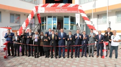 Merzifon'da Engelli Bakım Merkezi törenle açıldı
