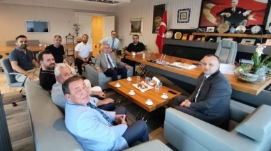 Merzifon TSO Başkan Sevindi'yi ağırladı