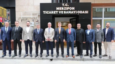 Merzifon TSO Vali Bakan'ı misafir etti