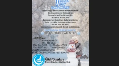 Merzifon Ülkü Ocakları'ndan "Bir Bot Bir Mont" kampanyası